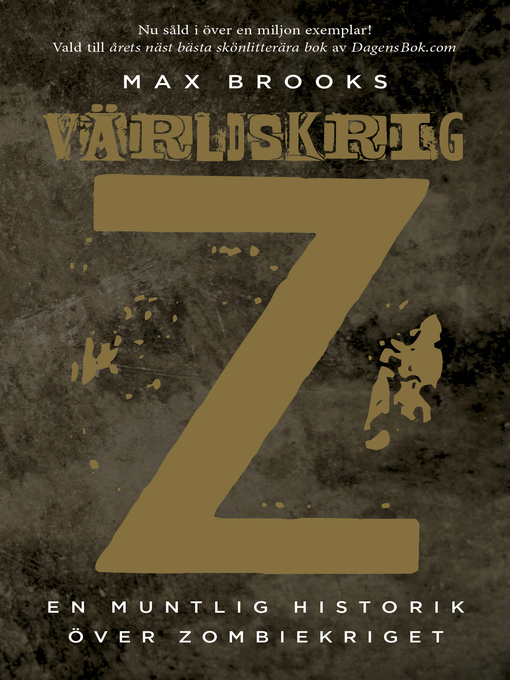 Titeldetaljer för Världskrig Z av Max Brooks - Tillgänglig